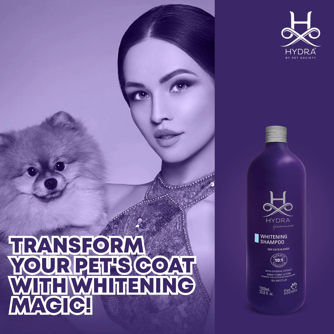 Hydra Groomers Whitening Shampoo for Dogs & Cats (1 L)