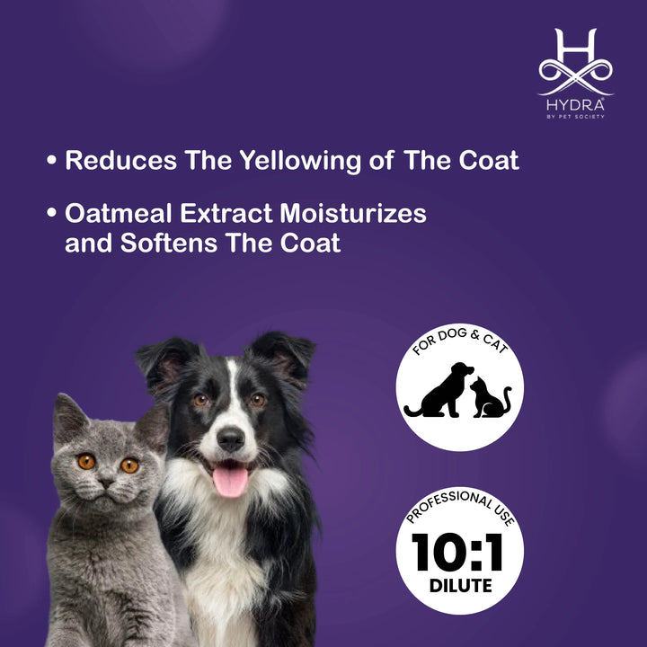 Hydra Groomers Whitening Shampoo for Dogs & Cats (1 L)