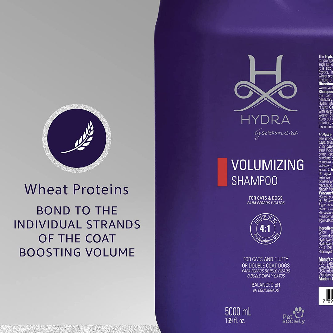 Hydra Groomers Volumizing Shampoo for Dogs & Cats (5 L)