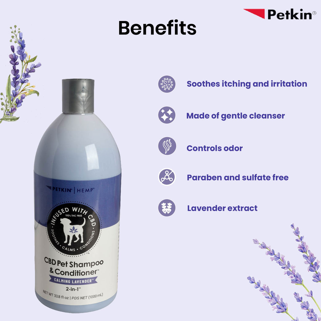Petkin CBD Shampoo Lavender