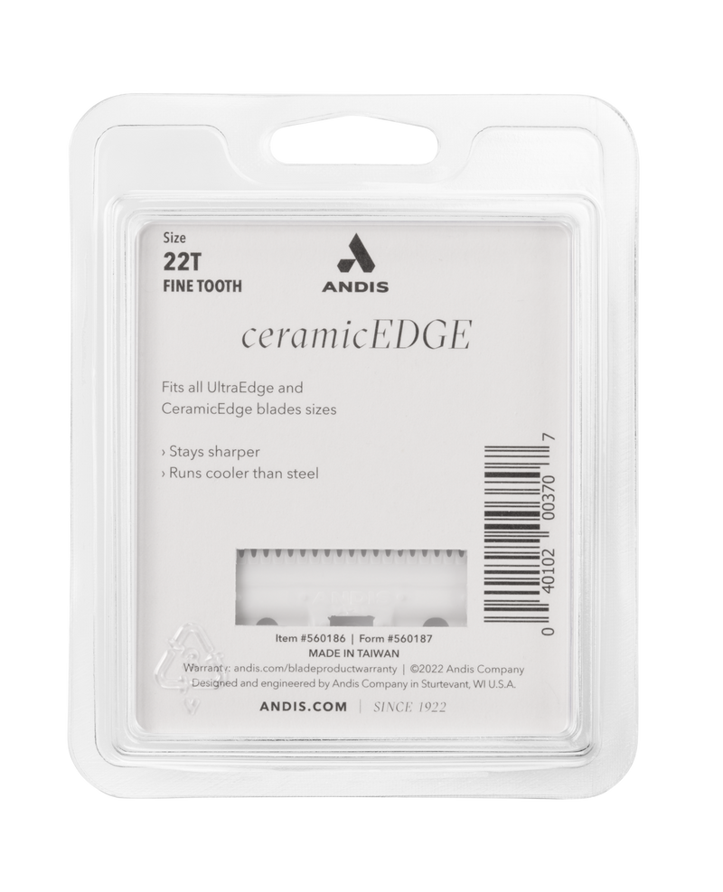 Andis Ceramic Edge 22T Fine/24T Extra Fine/26T Ultra Fine Tooth Cutter