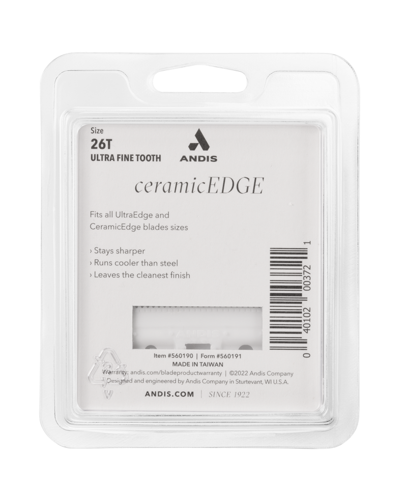 Andis Ceramic Edge 22T Fine/24T Extra Fine/26T Ultra Fine Tooth Cutter