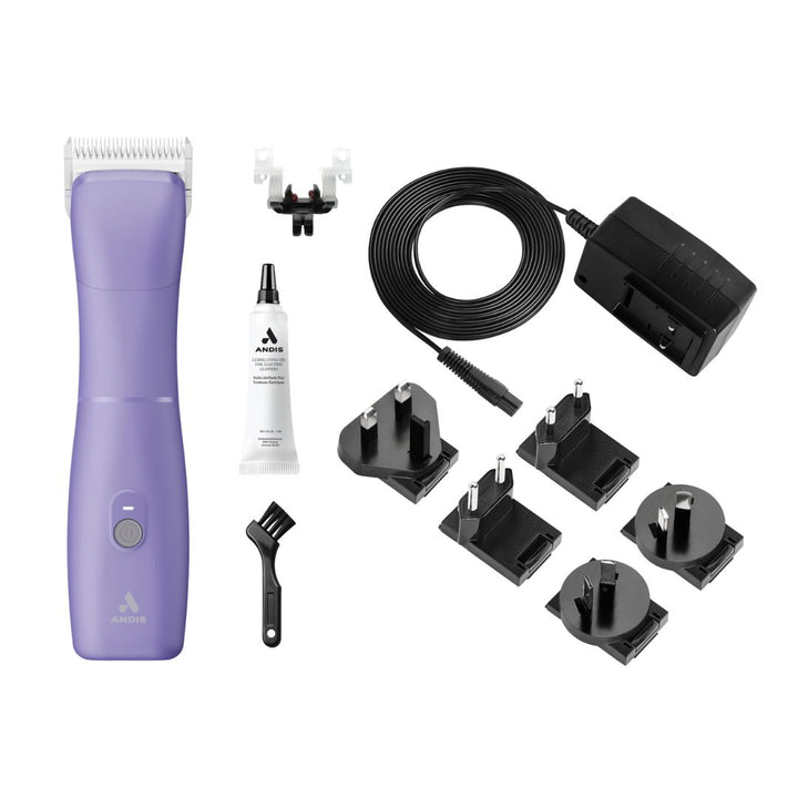 andis clipper kit, andis new clipper, andis clipper purple, andis grooming clipper kit, clipper kit, andis clipper corded, cordless clipper kit