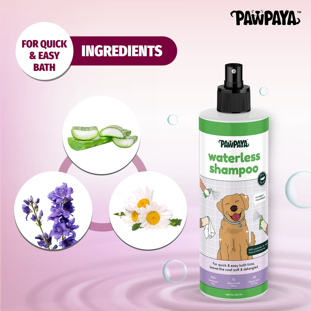 Pawpaya Waterless Shampoo,  250 ml