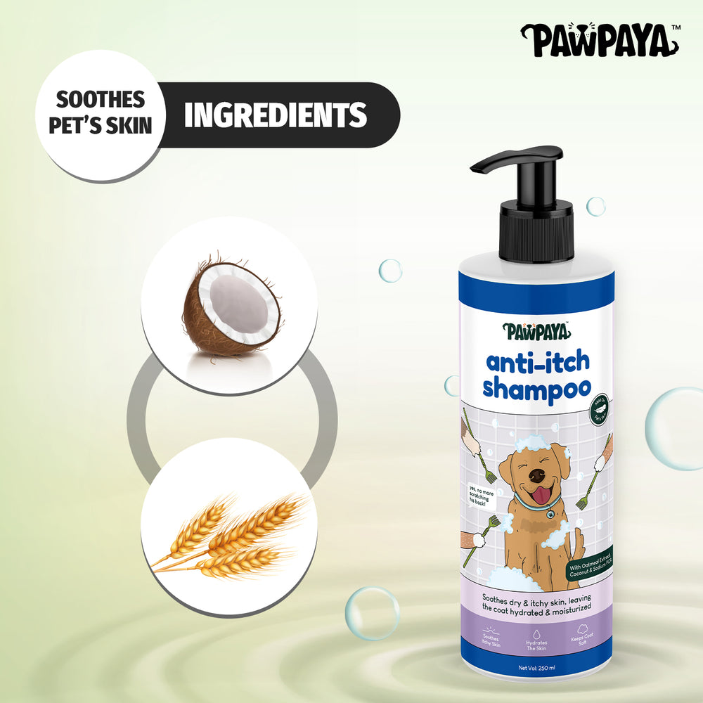 Pawpaya Anti-Itch Shampoo,  250 ml