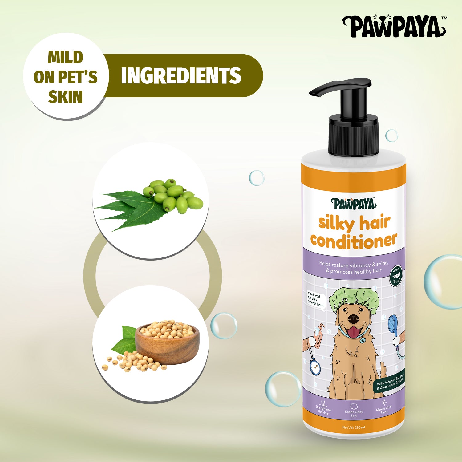 Pawpaya Silky Hair Conditioner,  250 ml