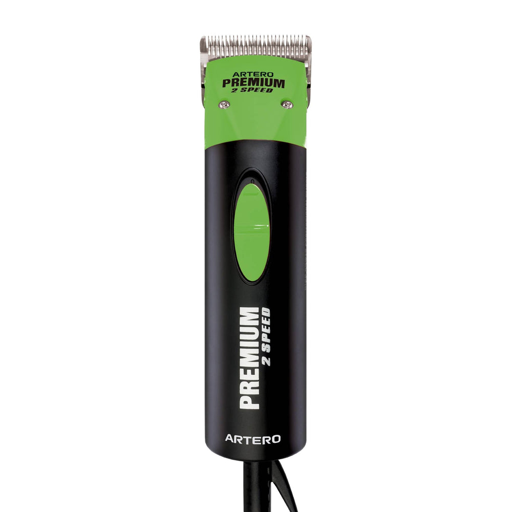 Artero Premium 2-Speed Professional Dog Clipper, green - abkgrooming.com