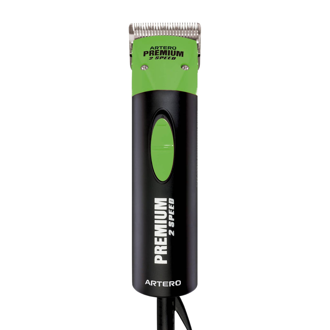 Artero Premium 2-Speed Professional Dog Clipper, green - abkgrooming.com