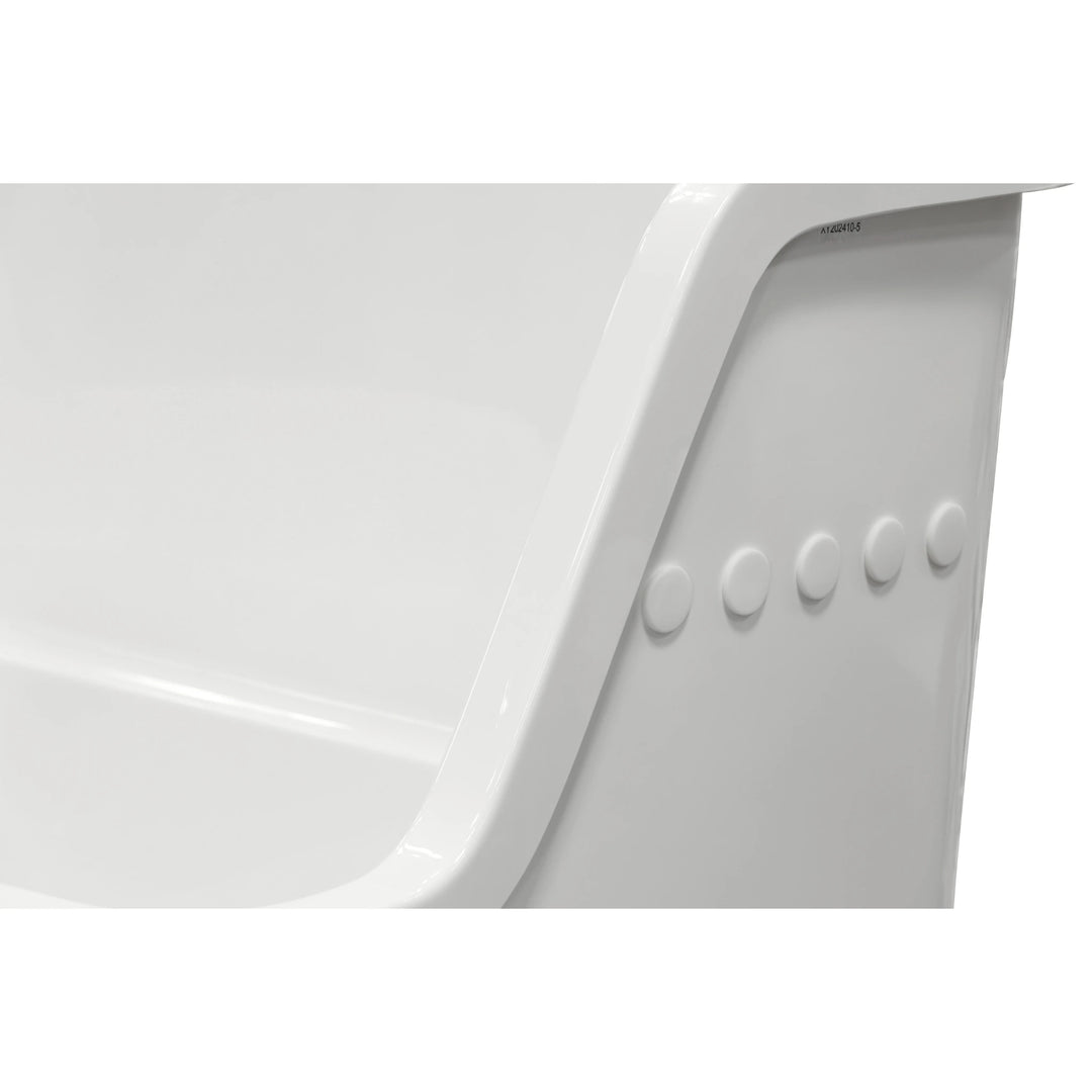 Aeolus Fiberglass Electric Lifting Big Tub – White