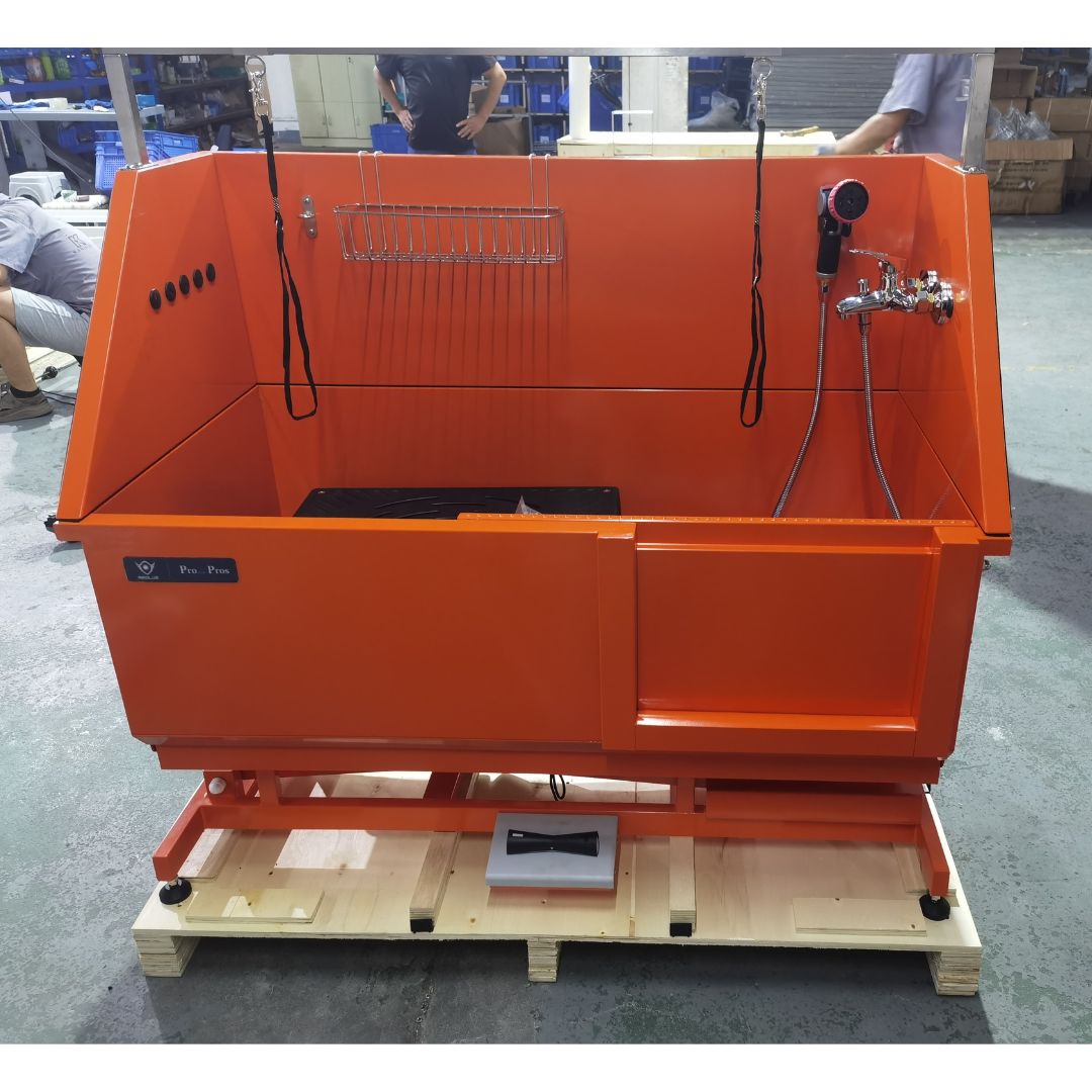 Nova Electric Bathing Tub with Sliding Door (Orange)