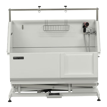 Nova Electric Bathing Tub with Sliding Door (White)