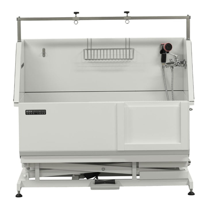 Nova Electric Bathing Tub with Sliding Door (White)
