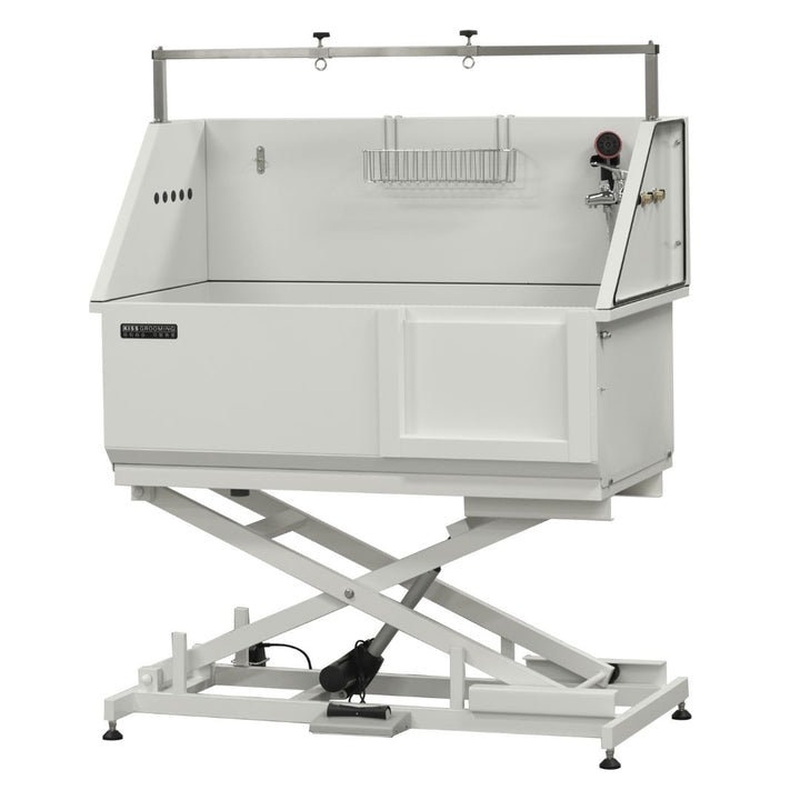 Nova Electric Bathing Tub with Sliding Door (White)