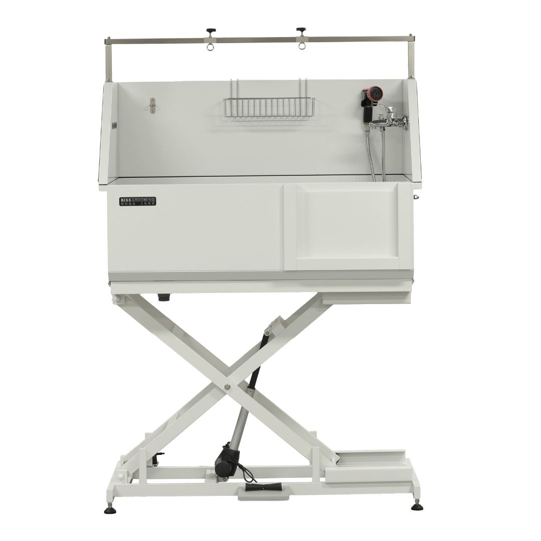 Nova Electric Bathing Tub with Sliding Door (White)