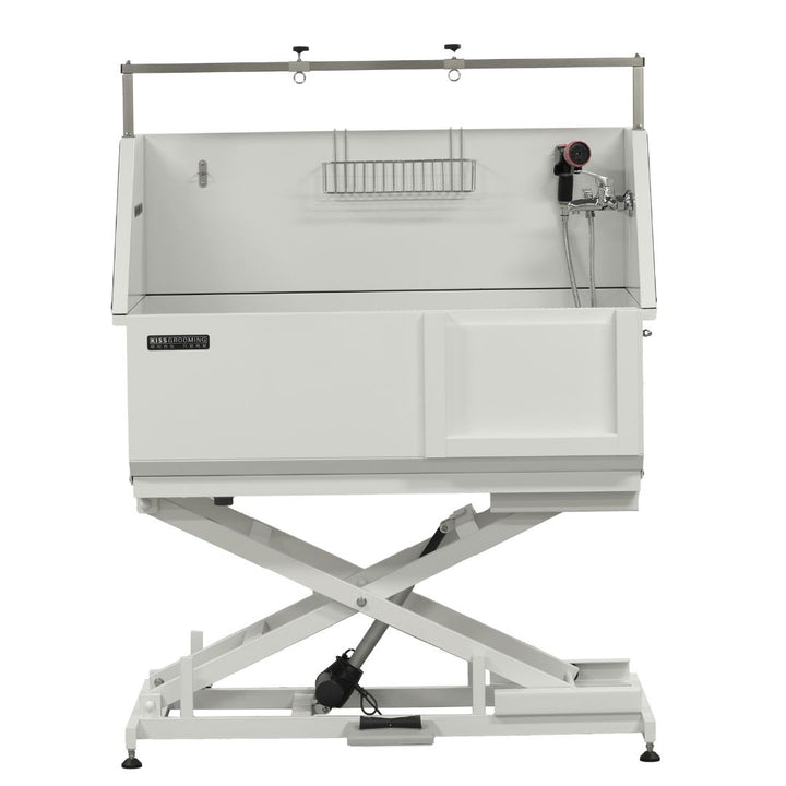 Nova Electric Bathing Tub with Sliding Door (White)