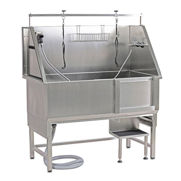 Maxima Fixed Height Bathtub with Sliding Door