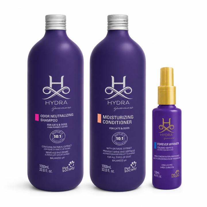 Hydra Groomers Odor Control & Moisturizing Combo with Forever Winner Cologne