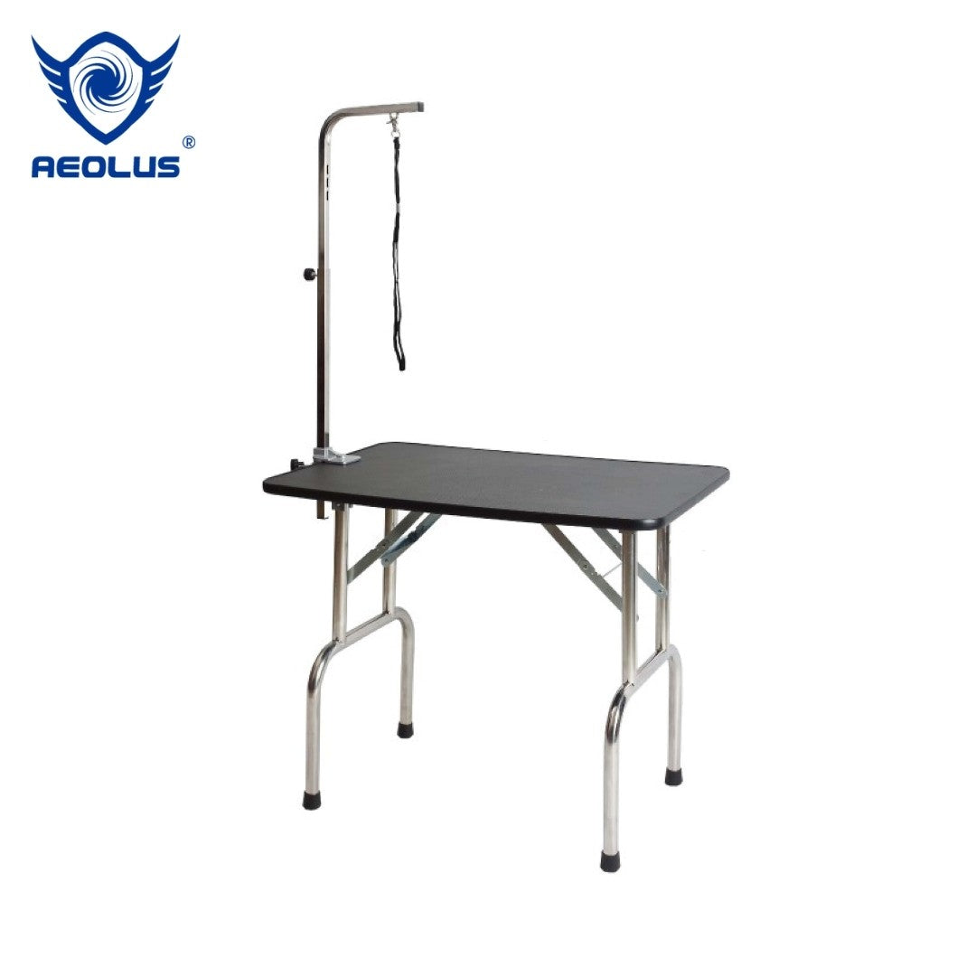 Aeolus Folding Grooming Table with Stainless Steel Legs (Medium)