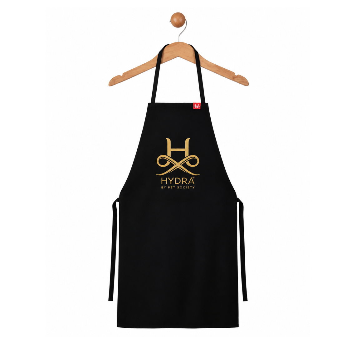 Hydra Bathing Apron – Waterproof Hair Repellent Grooming Apron (Black)