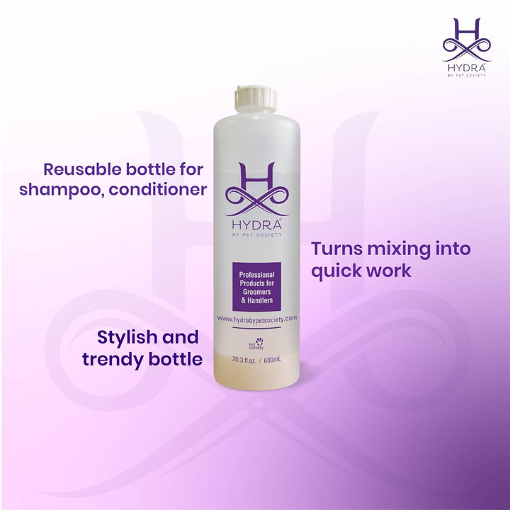 Hydra Dilution Bottle for Dog Shampoo & Conditioner (600 ml)