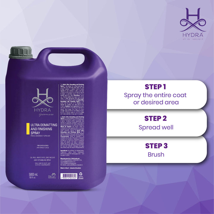 Hydra Groomers Ultra Dematting Spray for dogs and cats ,5 liter
