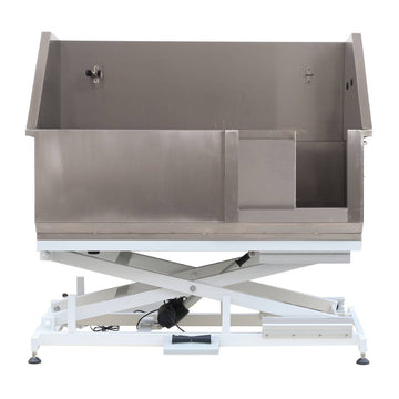 Nova Electric Bathing Tub with Sliding Door (Gray)