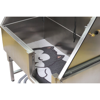Maxima Fixed Height Bathtub with Sliding Door.