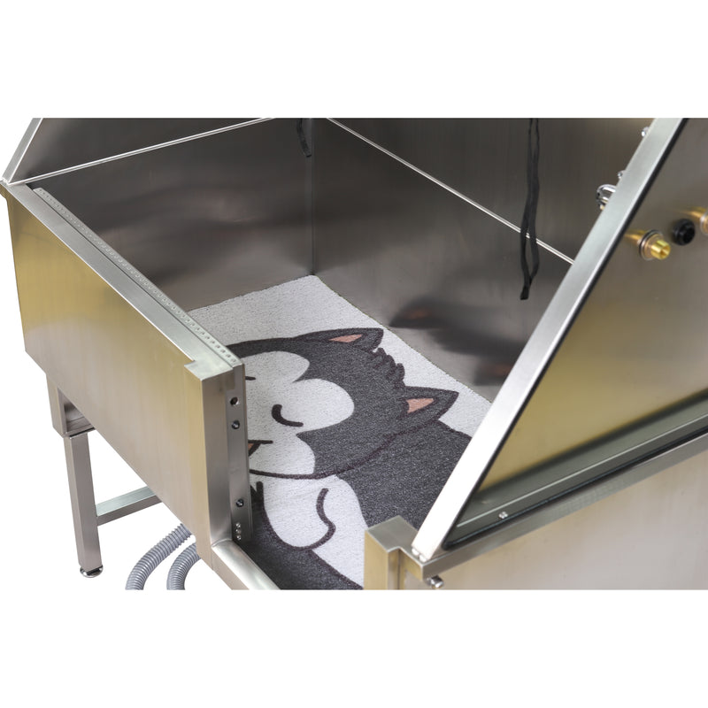 Maxima Fixed Height Bathtub with Sliding Door.
