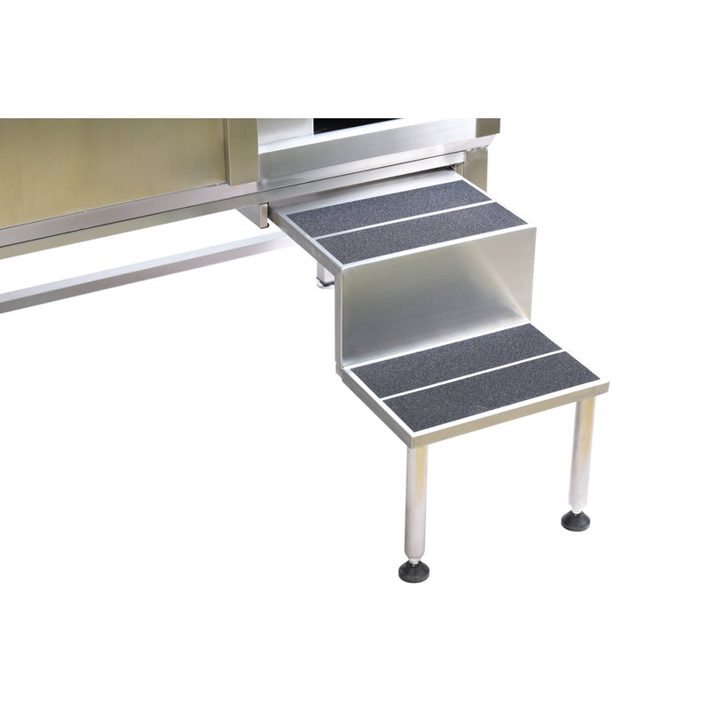 Maxima Fixed Height Bathtub with Sliding Door.