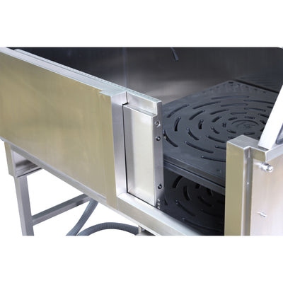 Maxima Fixed Height Bathtub with Sliding Door.