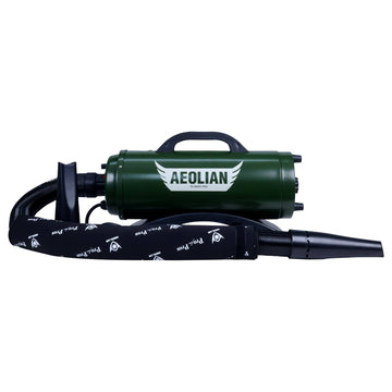 Hercules Pro Ametek Powered Double Motor Pet Dryer - Army