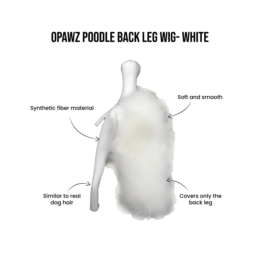 Opawz Poodle Back Leg Wig