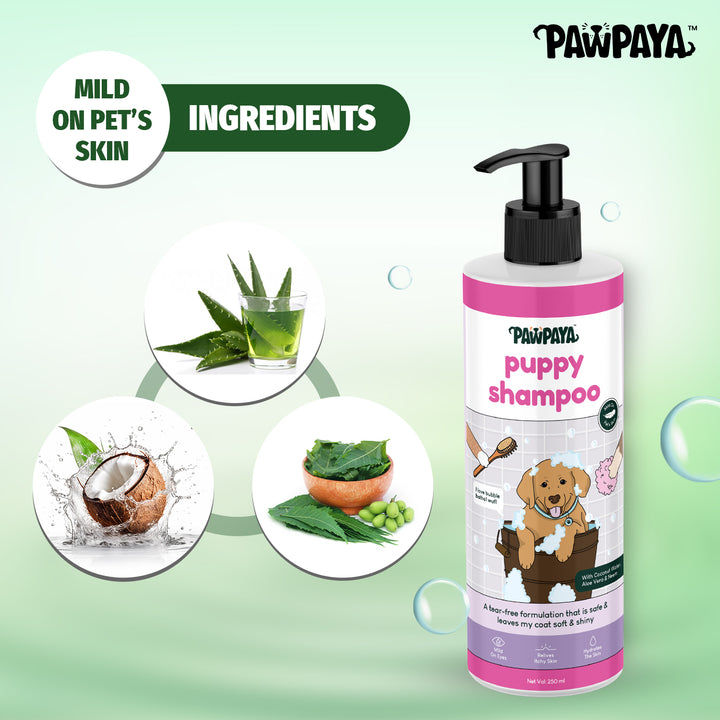 Pawpaya Puppy Shampoo, 250 ml