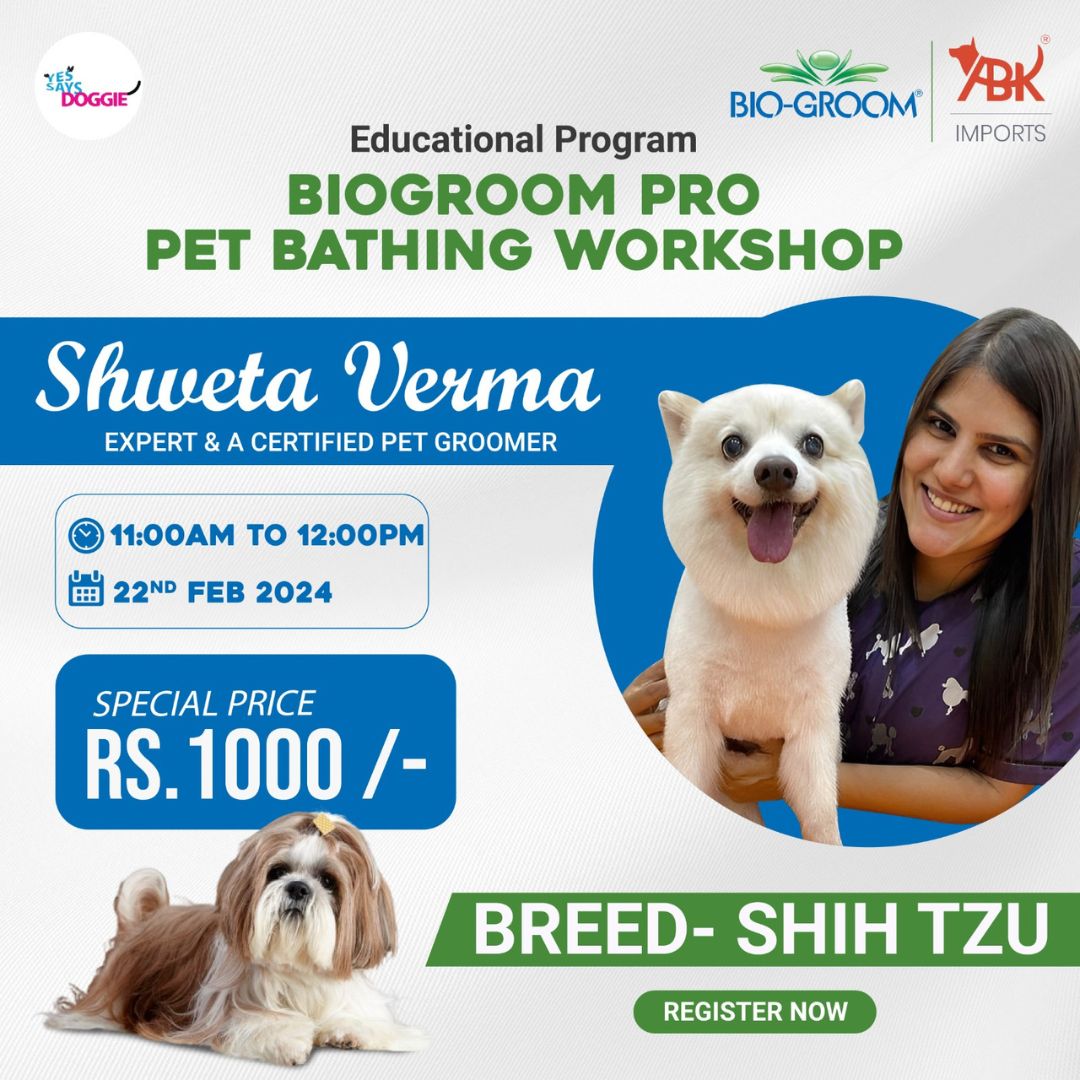 Shweta Verma Biogroom Pro Pet Bathing Workshop