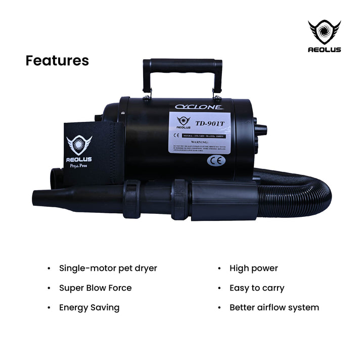 Aeolus Cyclone Pet Hair Dryer