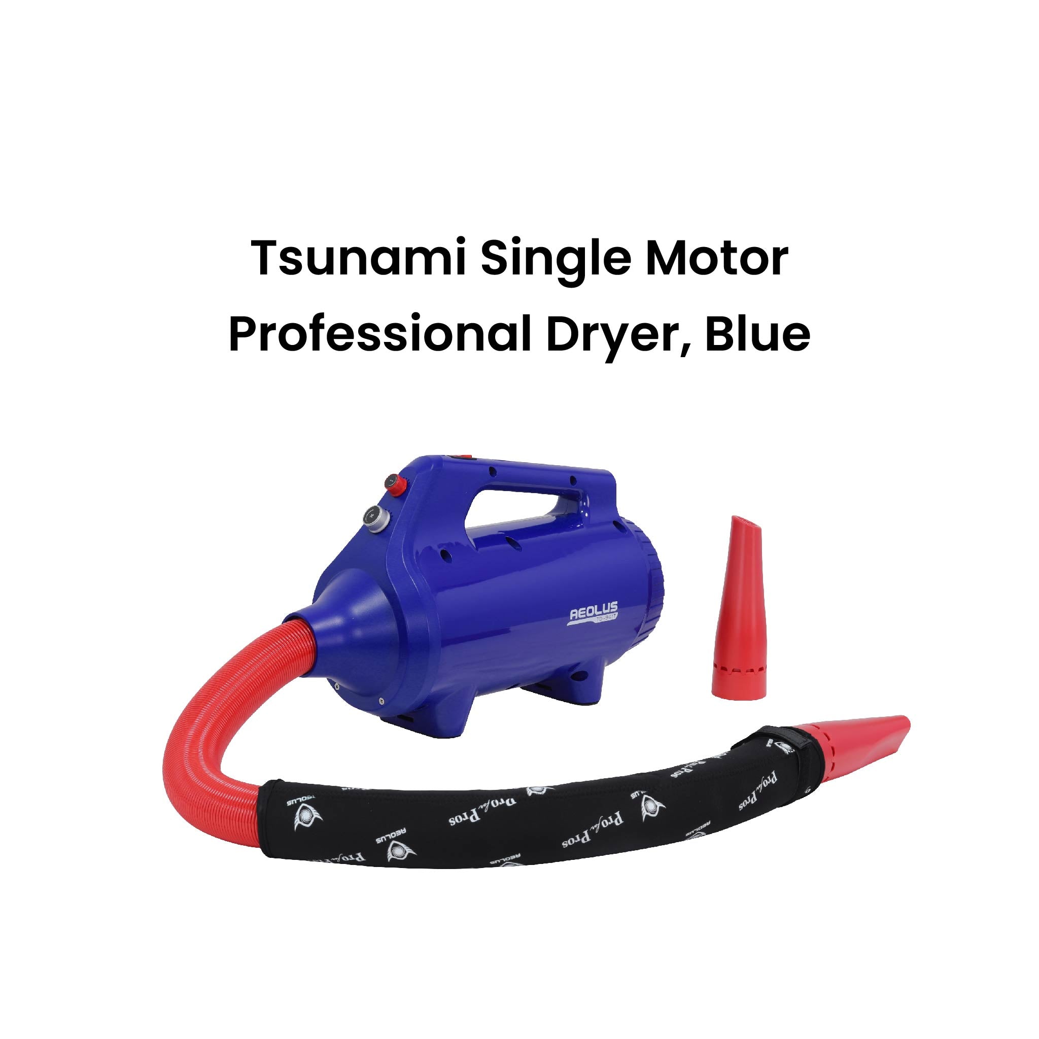 Aeolus Single Tsunami Motor Blue Professional Dog Dryer