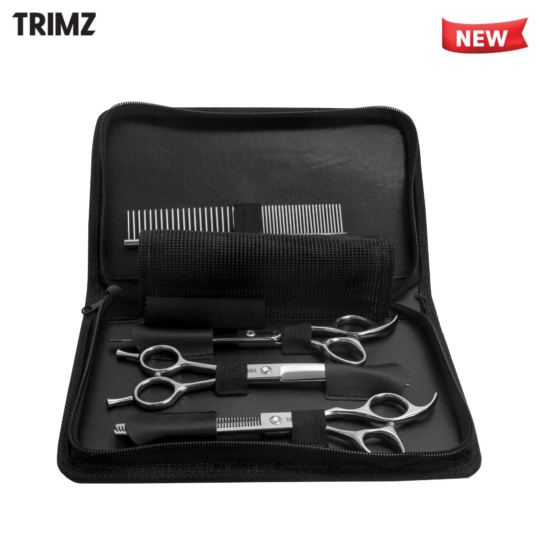 お手入れ・トリミング用品 Professional Technique for Best Trimming Trimz Professional Grooming Scissors Set 8.5” | Buy Online – ABK