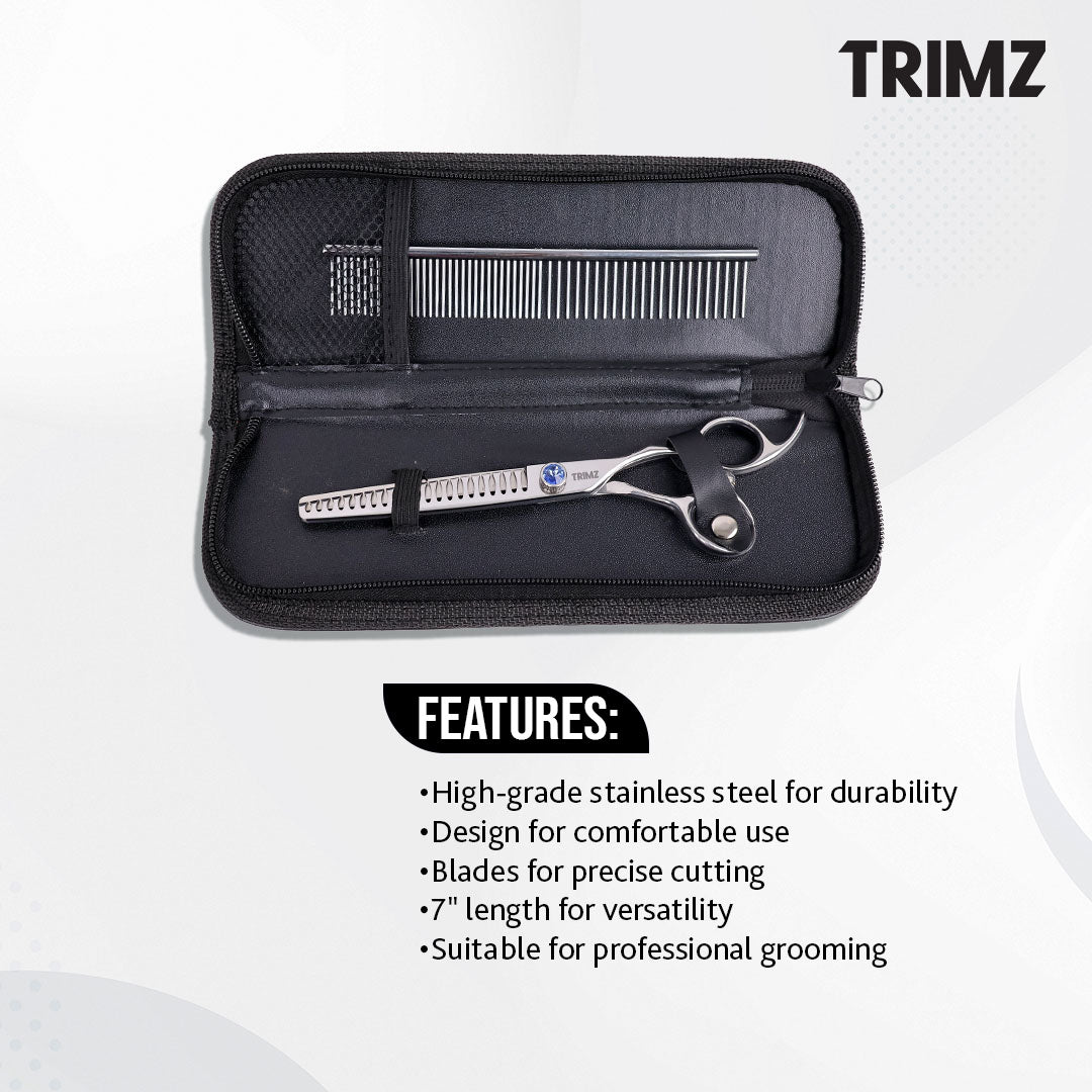 Trimz Pet Grooming Chunker Scissors are for professional pet groomers