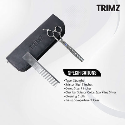 Trimz Dog Grooming Chunker Scissors 