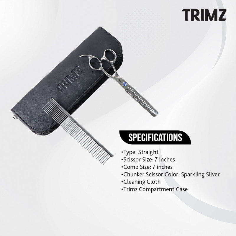 Trimz Dog Grooming Chunker Scissors 