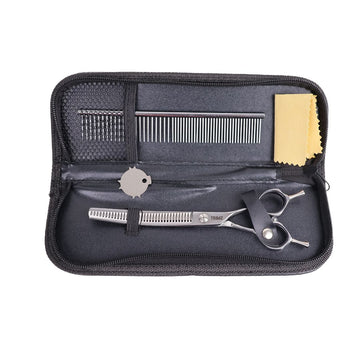 Trimz Pet Grooming Curved Chunker Scissor, 7-Inch