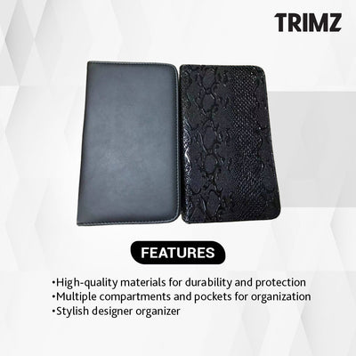 Trimz designer case for pet grooming accessories is made of high-quality material,