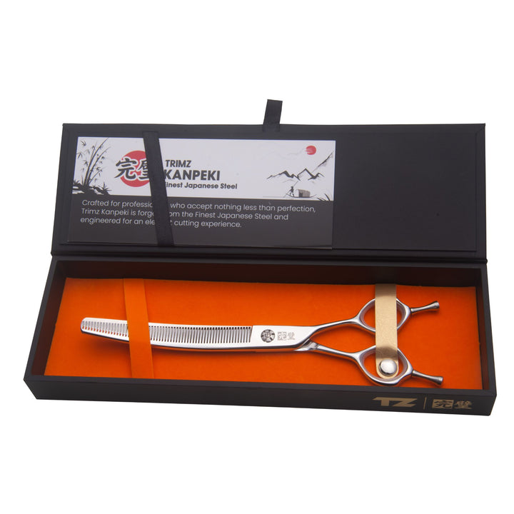 TRIMZ Kanpeki Curved Thinner Shears – 7 Inch, 54 Teeth