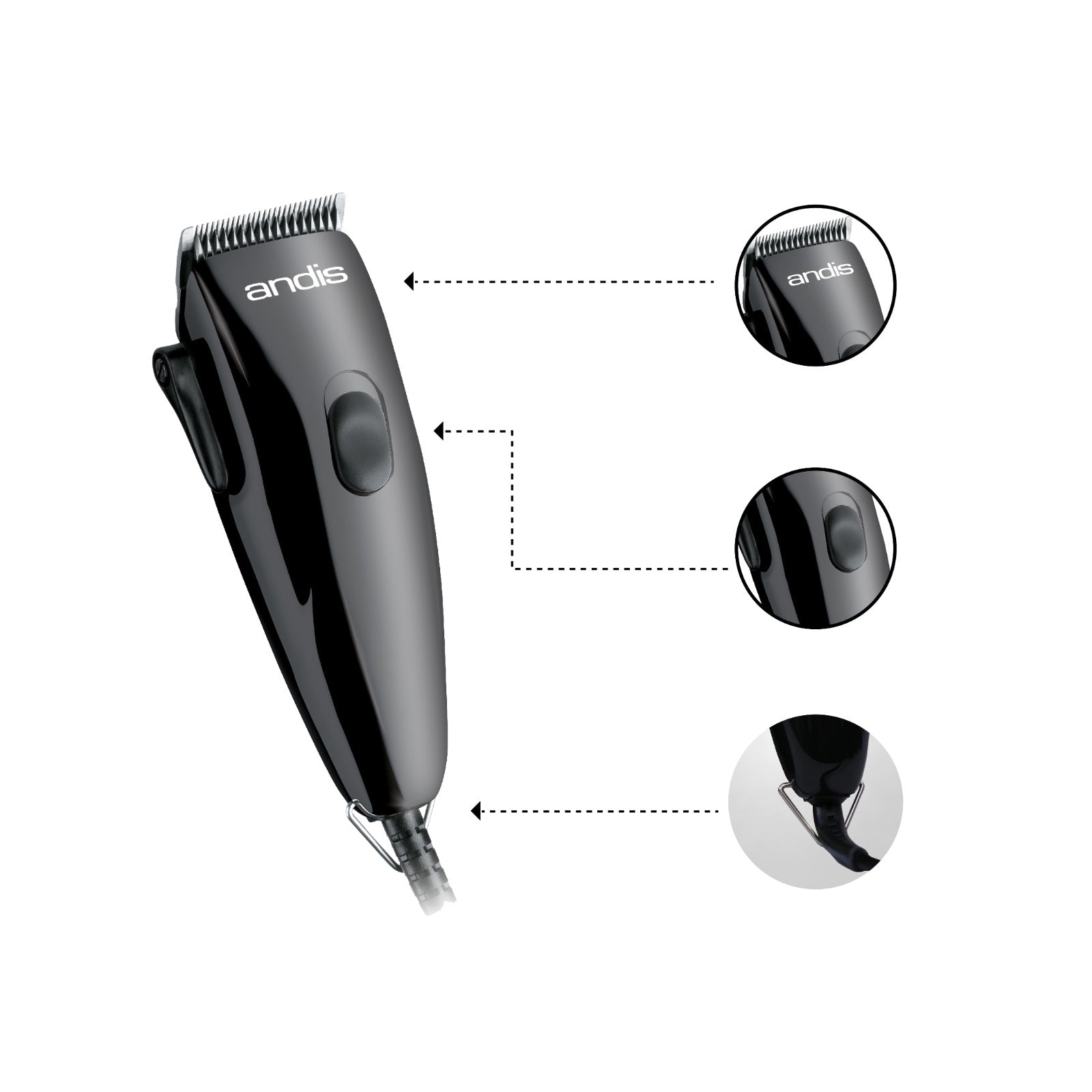 Andis Adjustable Blade Pet Clipper Kit