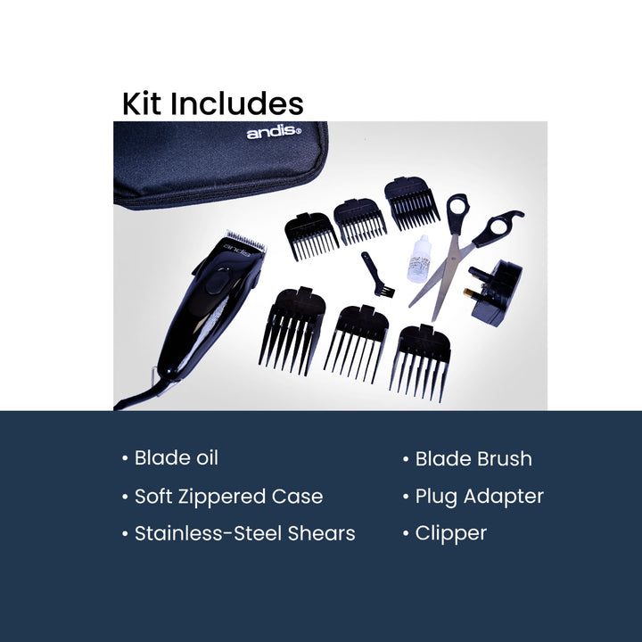 Andis Adjustable Blade Pet Clipper Kit