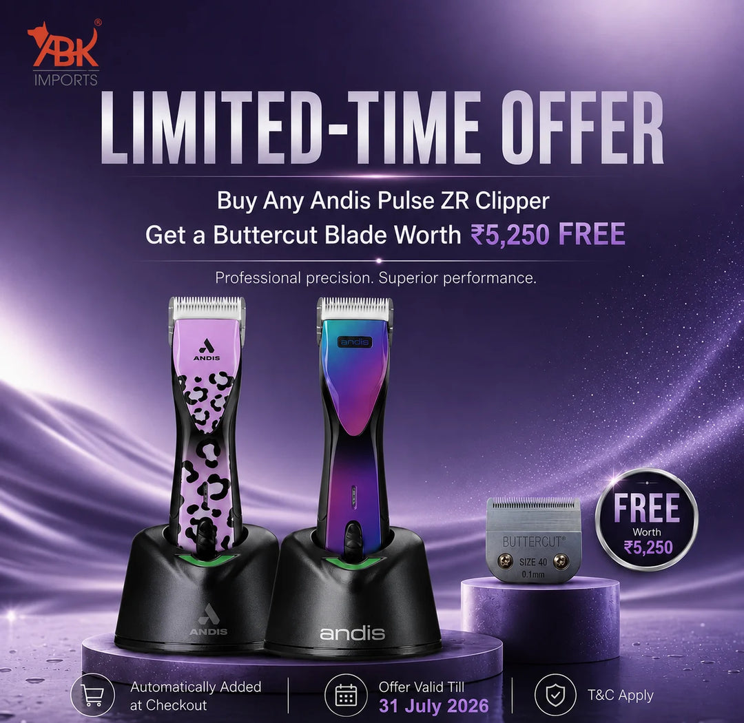 Buy Andis Pulse ZR clipper and get Buttercut blade free worth ₹5,250