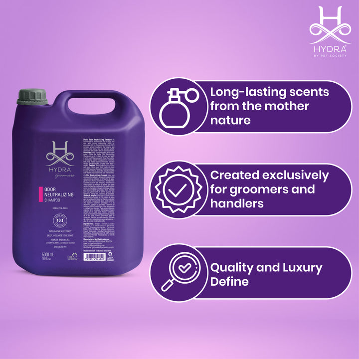 Hydra Groomers Odour Neutralizing Shampoo for Dogs & Cats (5 L)