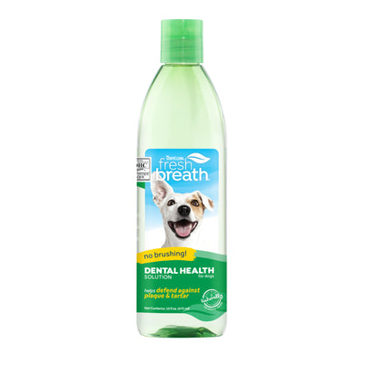 TropiClean Fresh Breath Water Additive for Dogs - abkgrooming