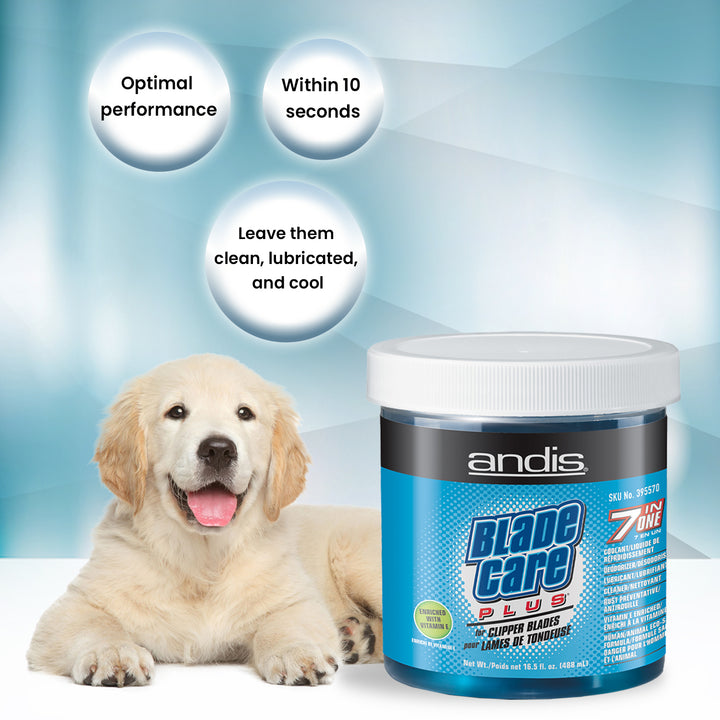 Andis Blade Care Plus Pet Clipper Blade Oil Dip Jars