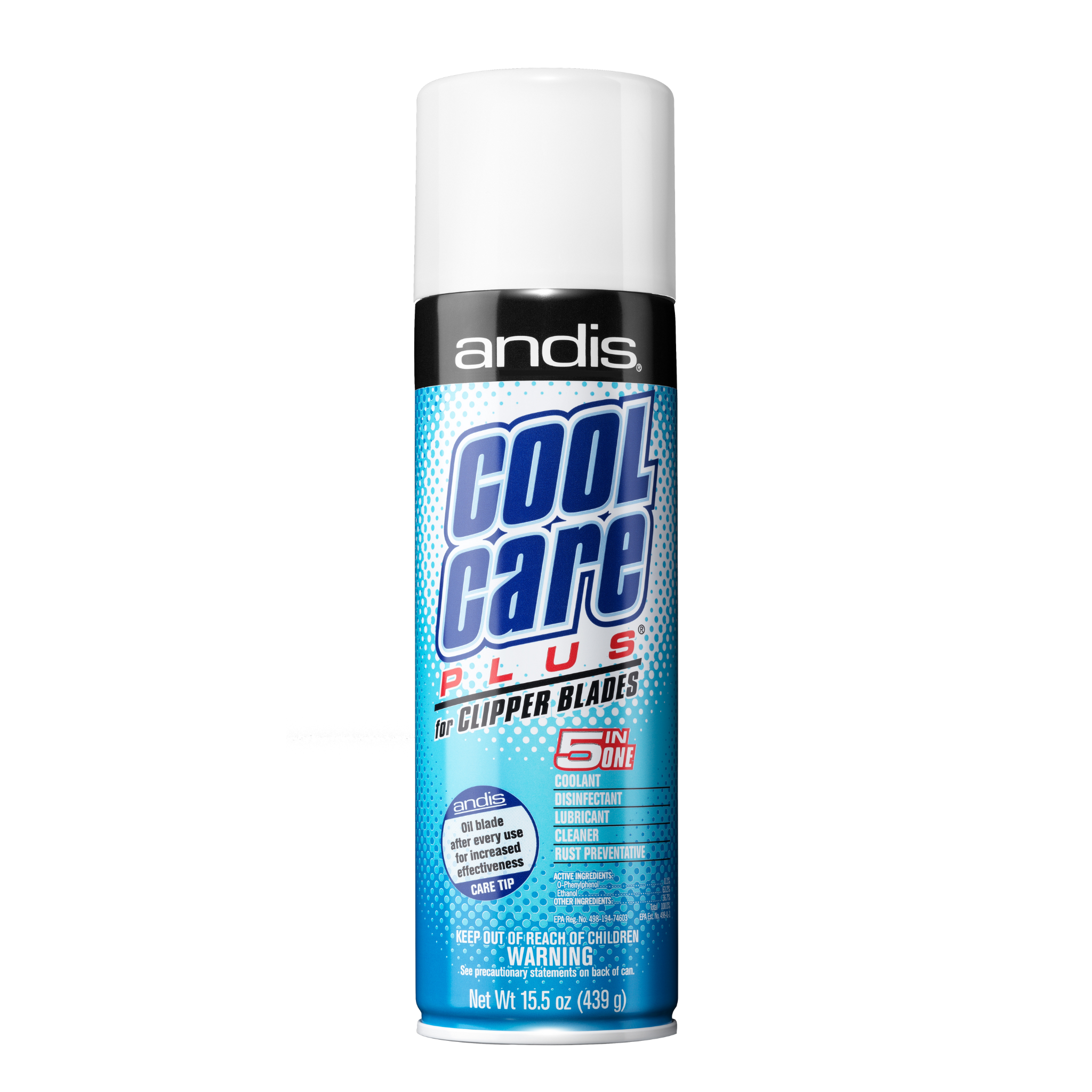 Andis Blade Care plus jar + 5-in-1 Cool Care Plus Spray Combo